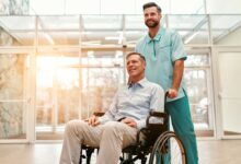 Hospital discharge support for elderly