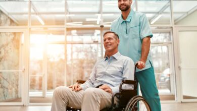 Hospital discharge support for elderly